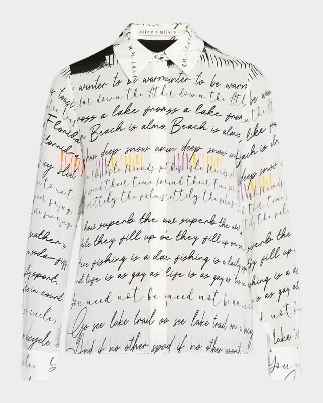 Rhythm Willa Silk Placket Top